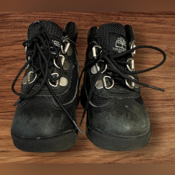 Timberland Toddler Field Boot SZ ￼4 Black - Picture 2 of 9